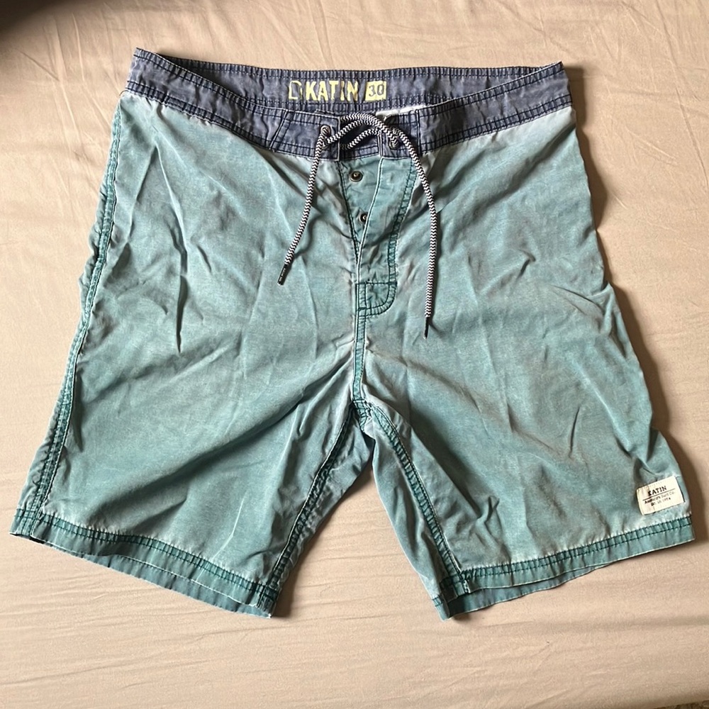 Katin Teal Boardshorts Size 30